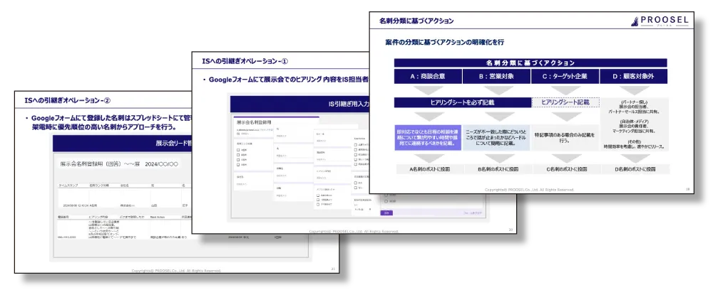 プルーセルの『確実に商談につなげる展示会営業の仕組み』ホワイトペーパー、中身をチラ見せ